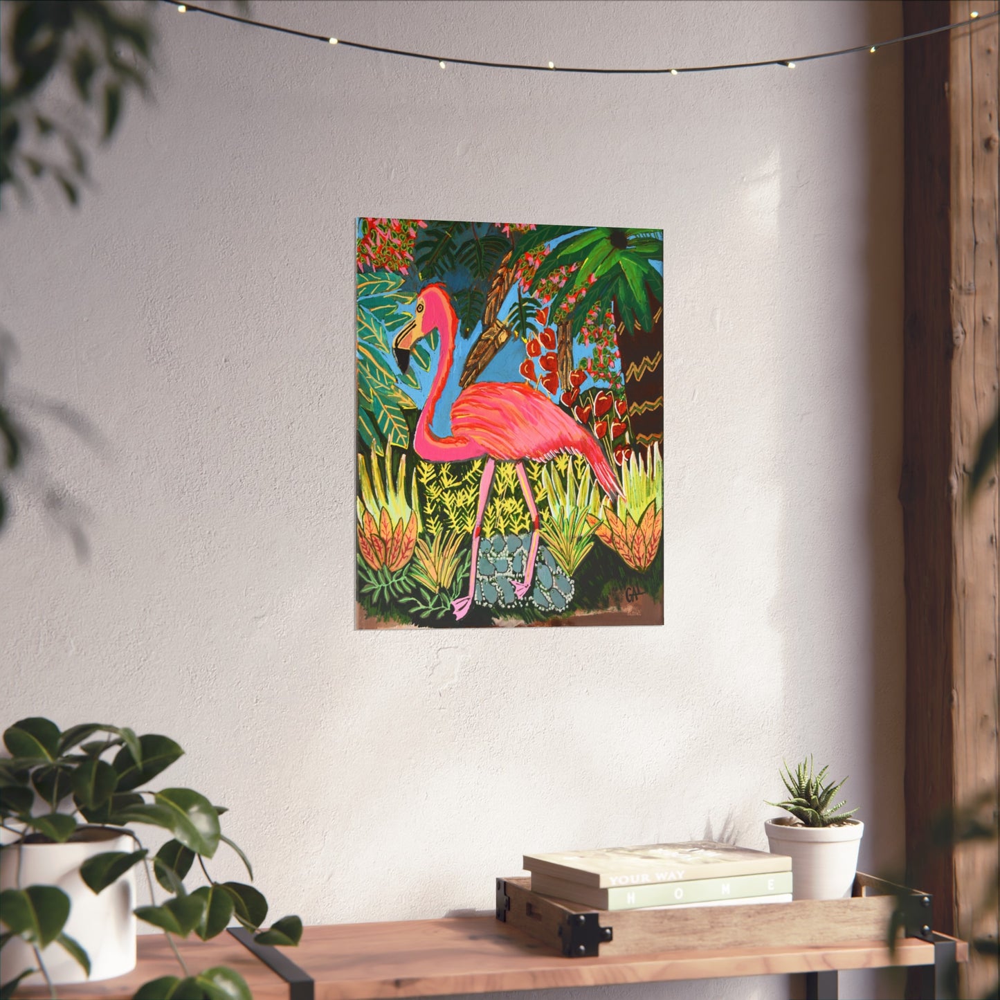 The Flamingo Giclée Fine Art Print