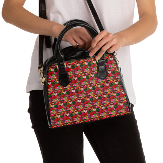 Collected Ornaments Shoulder Handbag