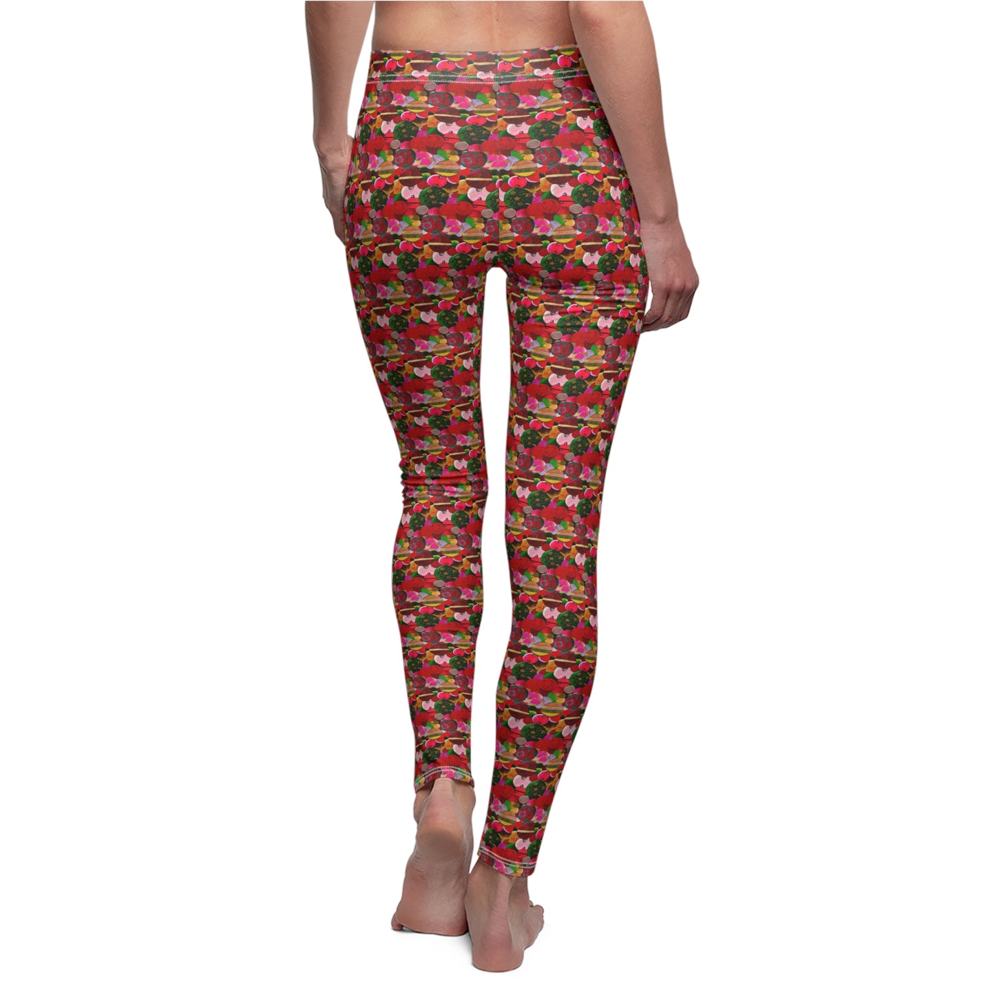 Collected Ornaments Pattern Women's Casual Leggings