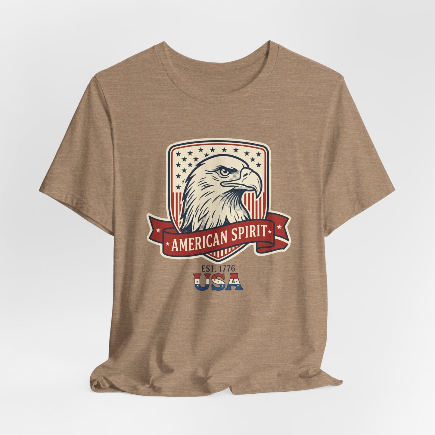 American Spirit Eagle Tee | Vintage Americana 4th of July Patriotic Shirt