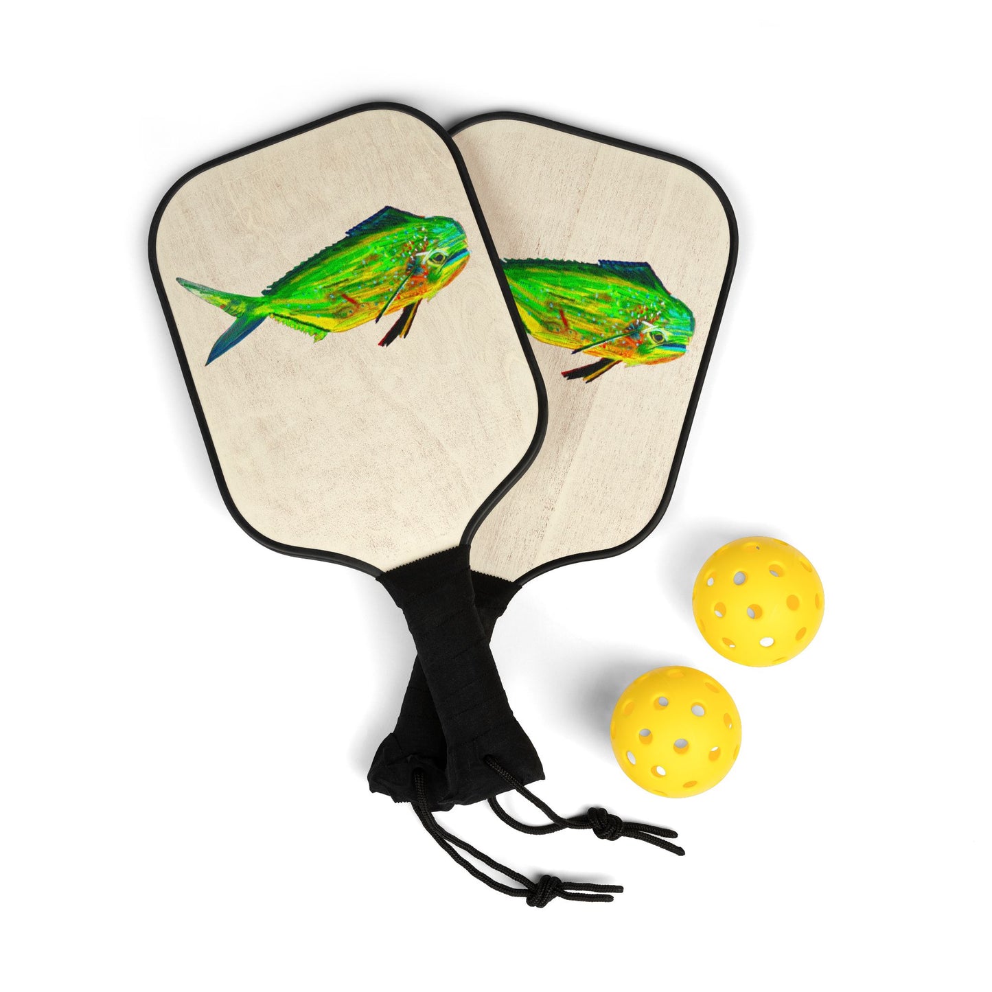 Colorful Mahi Mahi Pickleball Kit