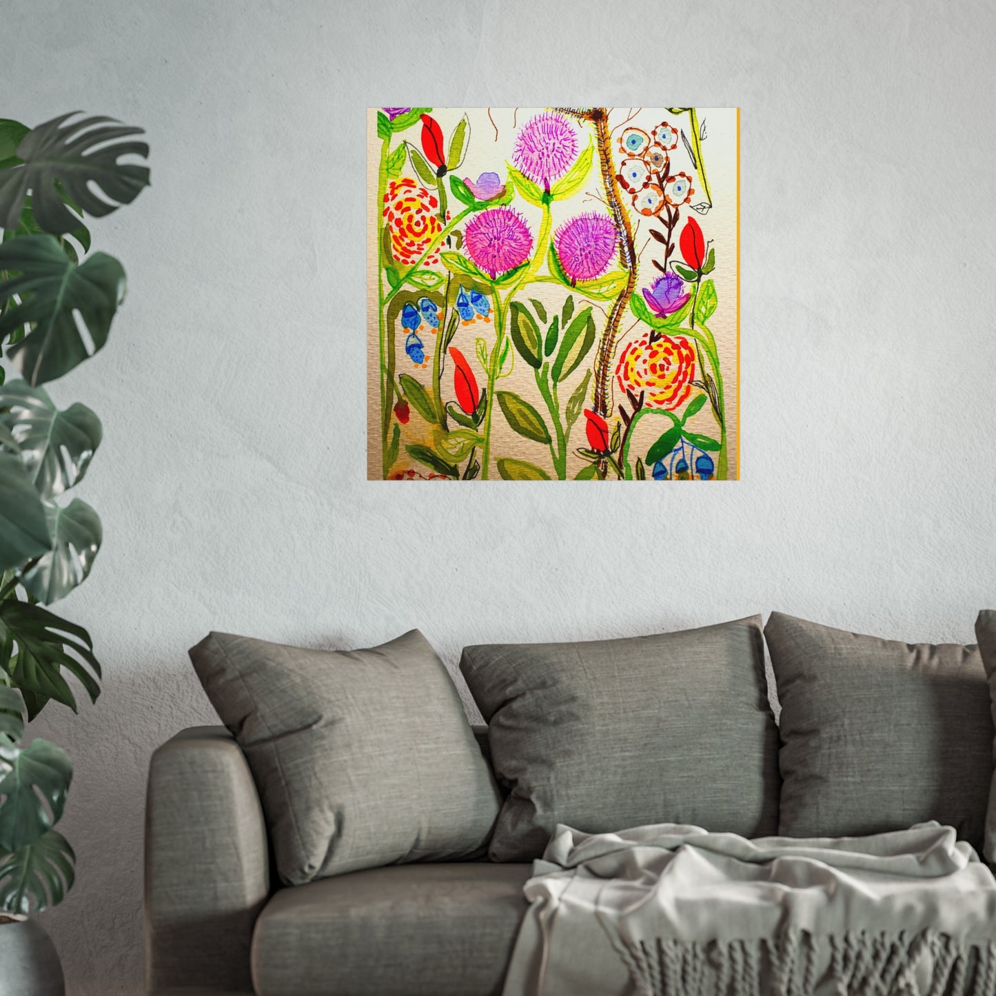 Garden Flowers Giclée Fine Art Print