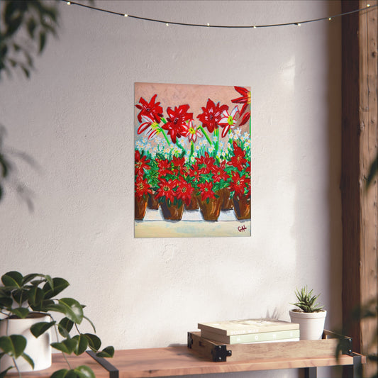 2023 Randall's Holiday Plant Table Giclée Fine Art Print