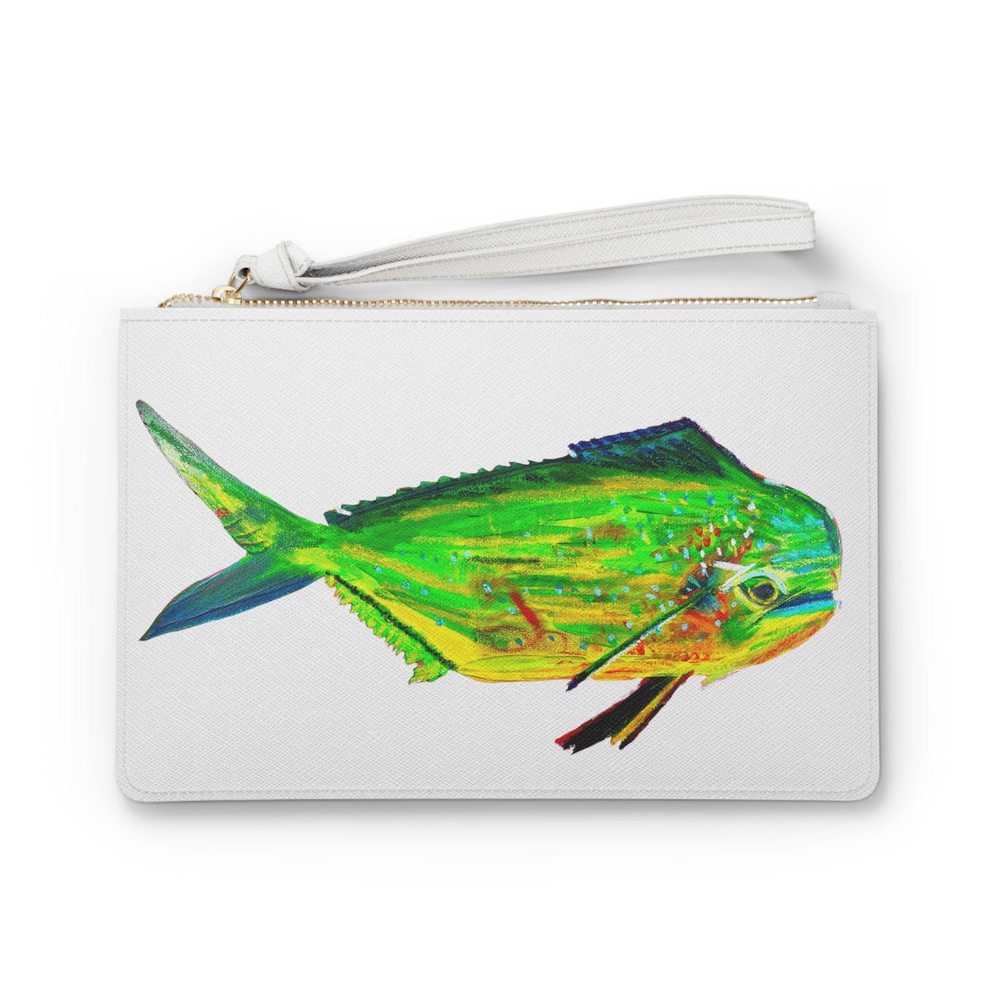 Mahi Mahi Clutch Bag White