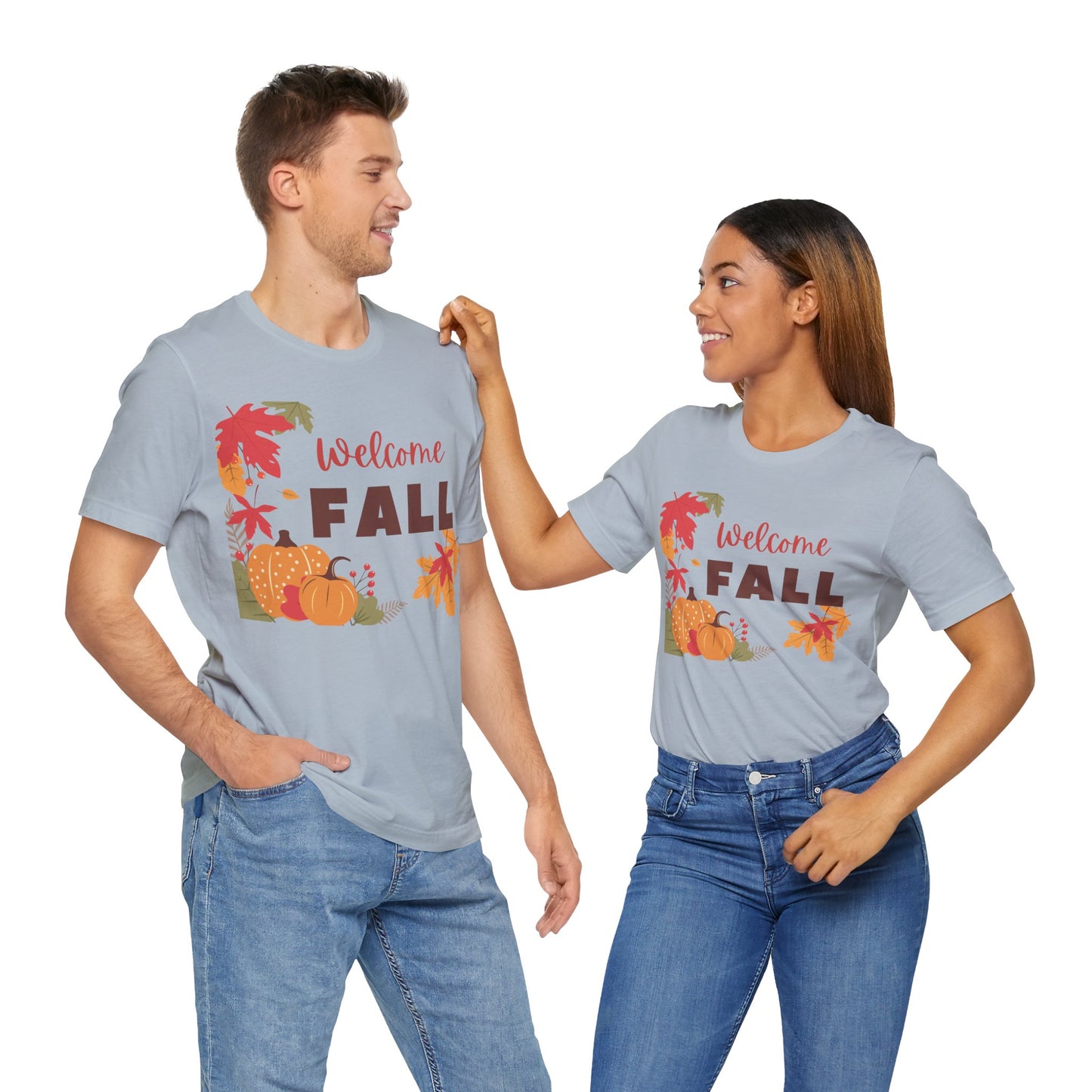 Unisex  Welcome Fall Jersey Short Sleeve Tee