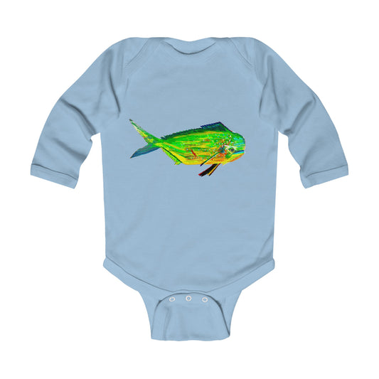 Mahi Mahi Infant Long Sleeve Bodysuit