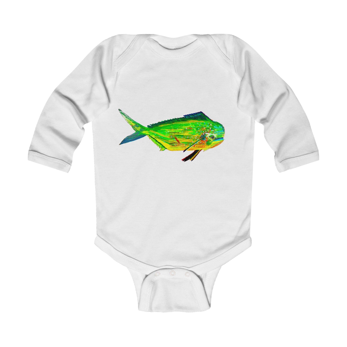 Mahi Mahi Infant Long Sleeve Bodysuit