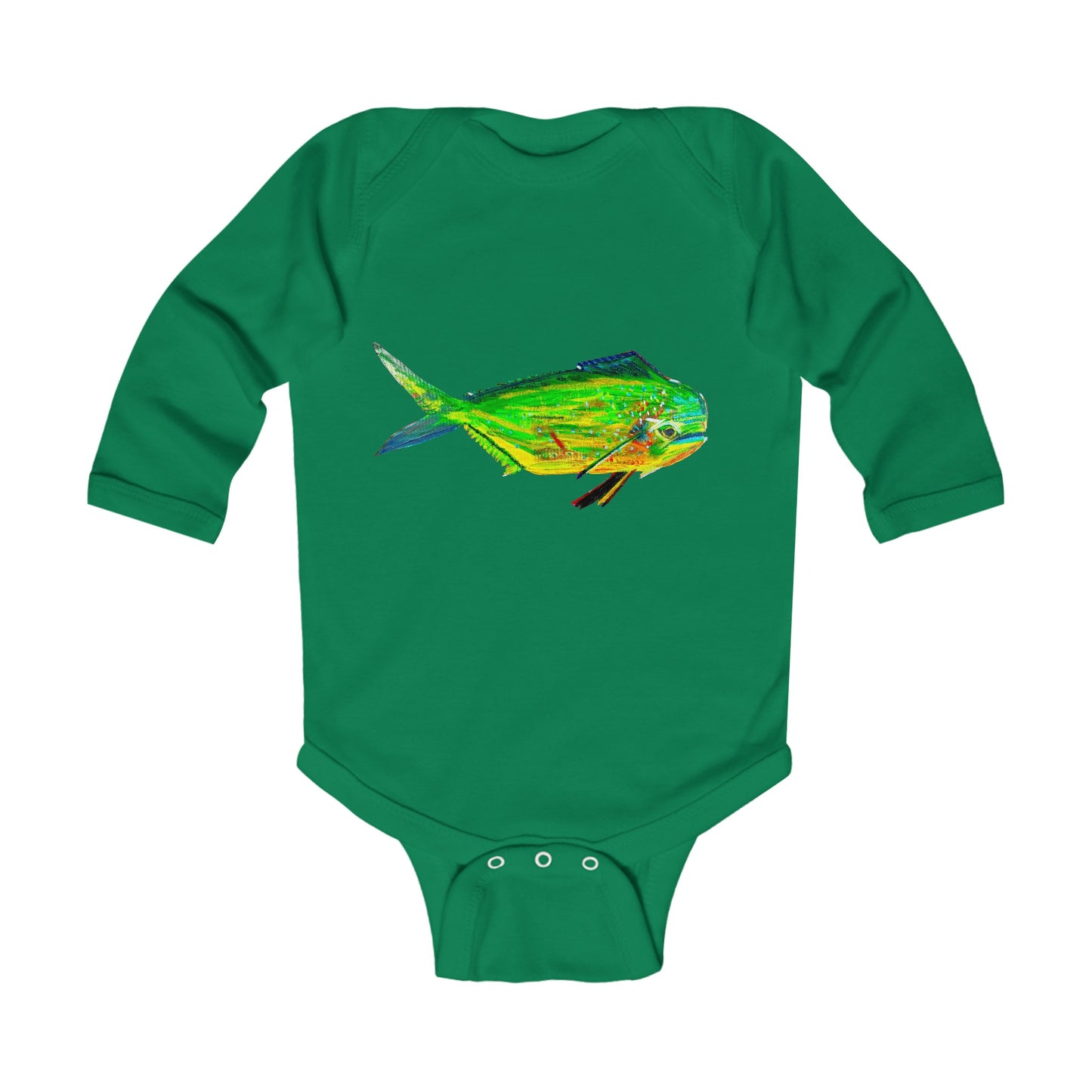 Mahi Mahi Infant Long Sleeve Bodysuit