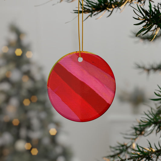 Striped Red Ornaments