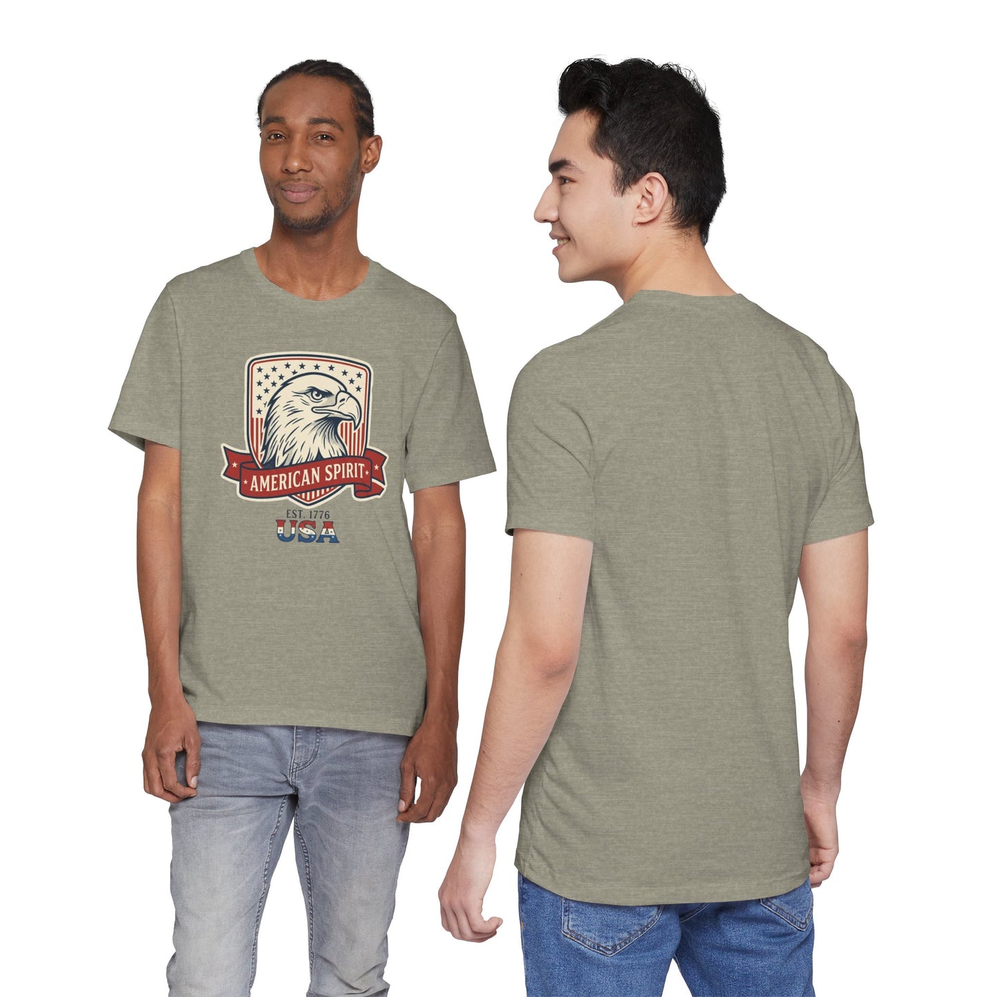 American Spirit Eagle Tee | Vintage Americana 4th of July Patriotic Shirt