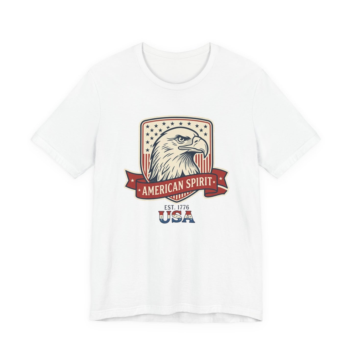 American Spirit Eagle Tee | Vintage Americana 4th of July Patriotic Shirt
