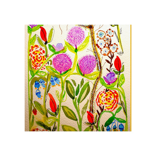 Garden Flowers Giclée Fine Art Print