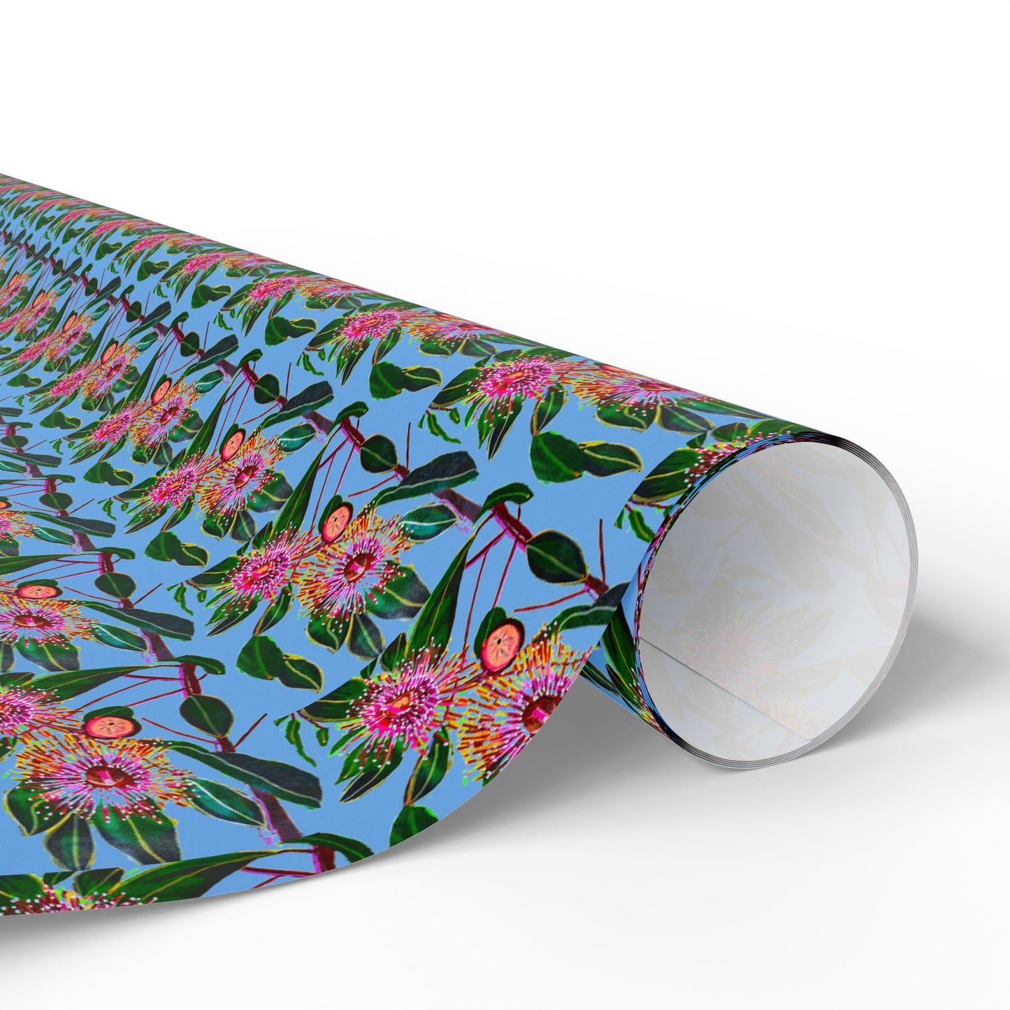 Flowering Gum (Light Blue Background) Wrapping Papers