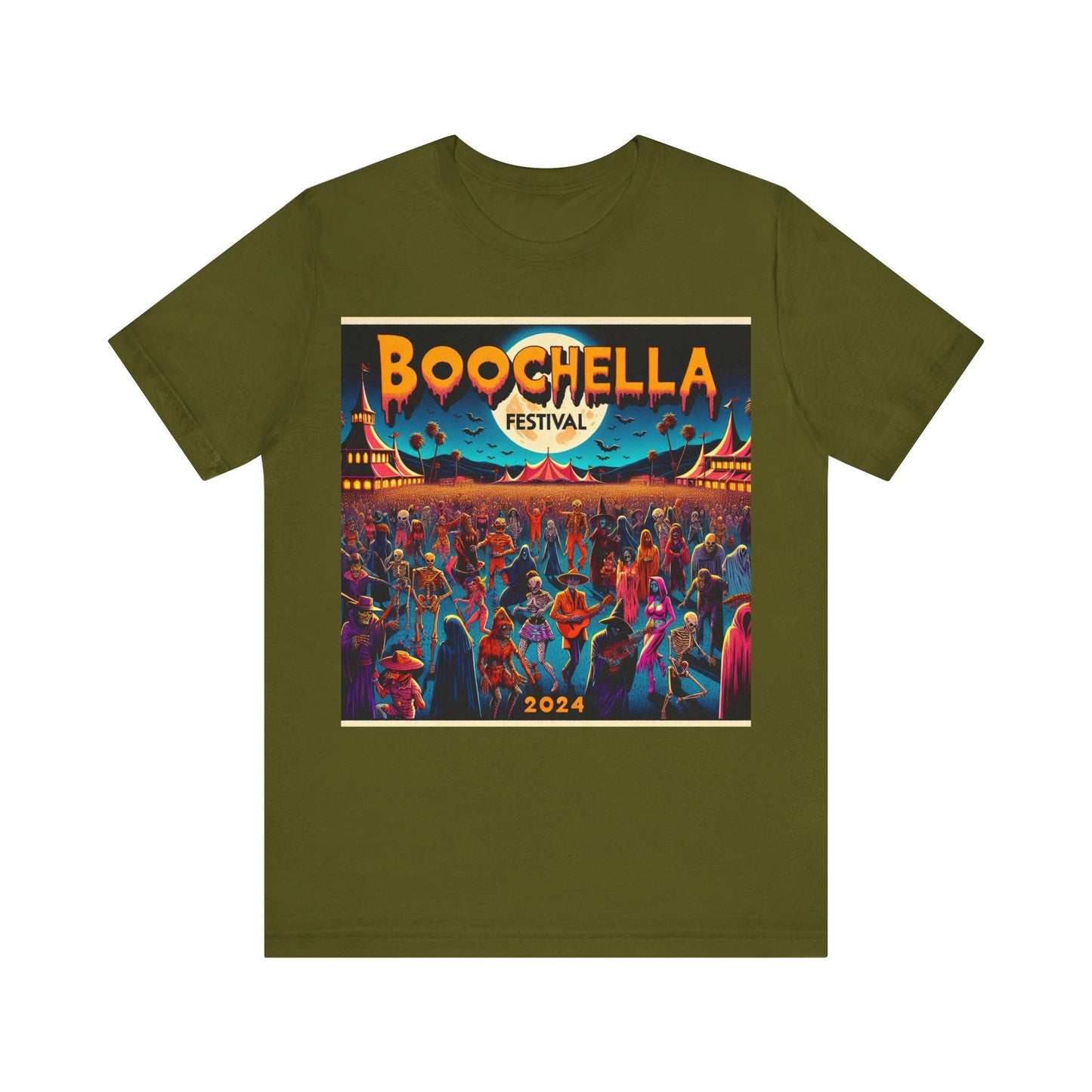 BOOchella Festival 2024 Unisex Jersey Short Sleeve Tee