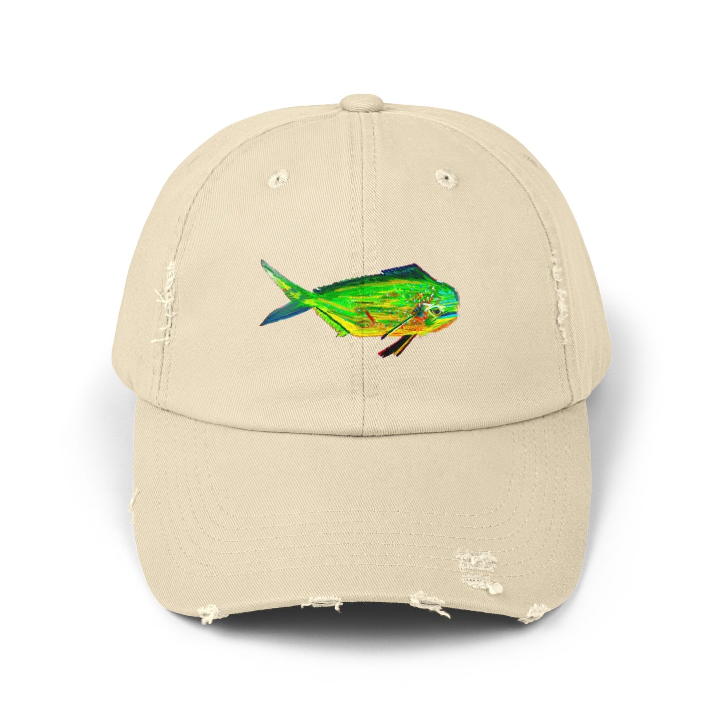 Mahi Mahi Unisex Distressed Cap