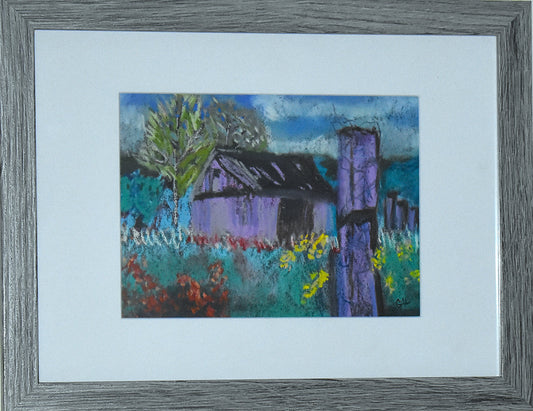 Abandoned Barn an Original Painting by Lisa Godin
