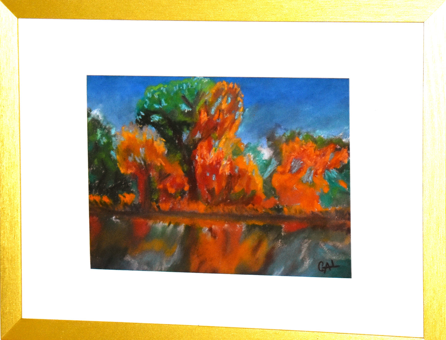 Autumn Reflections an Original Painting by Lisa Godin