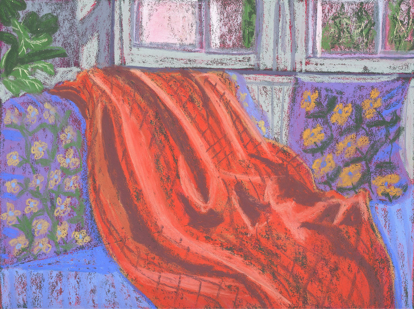 Cozy Comfort an Original Painting by Lisa Godin