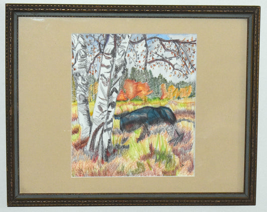 Fall Day an Original Painting by Lisa Godin