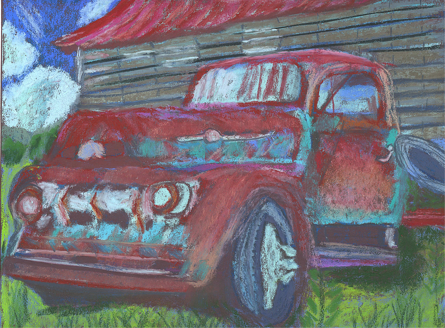Farm Tough an Original Painting by Lisa Godin