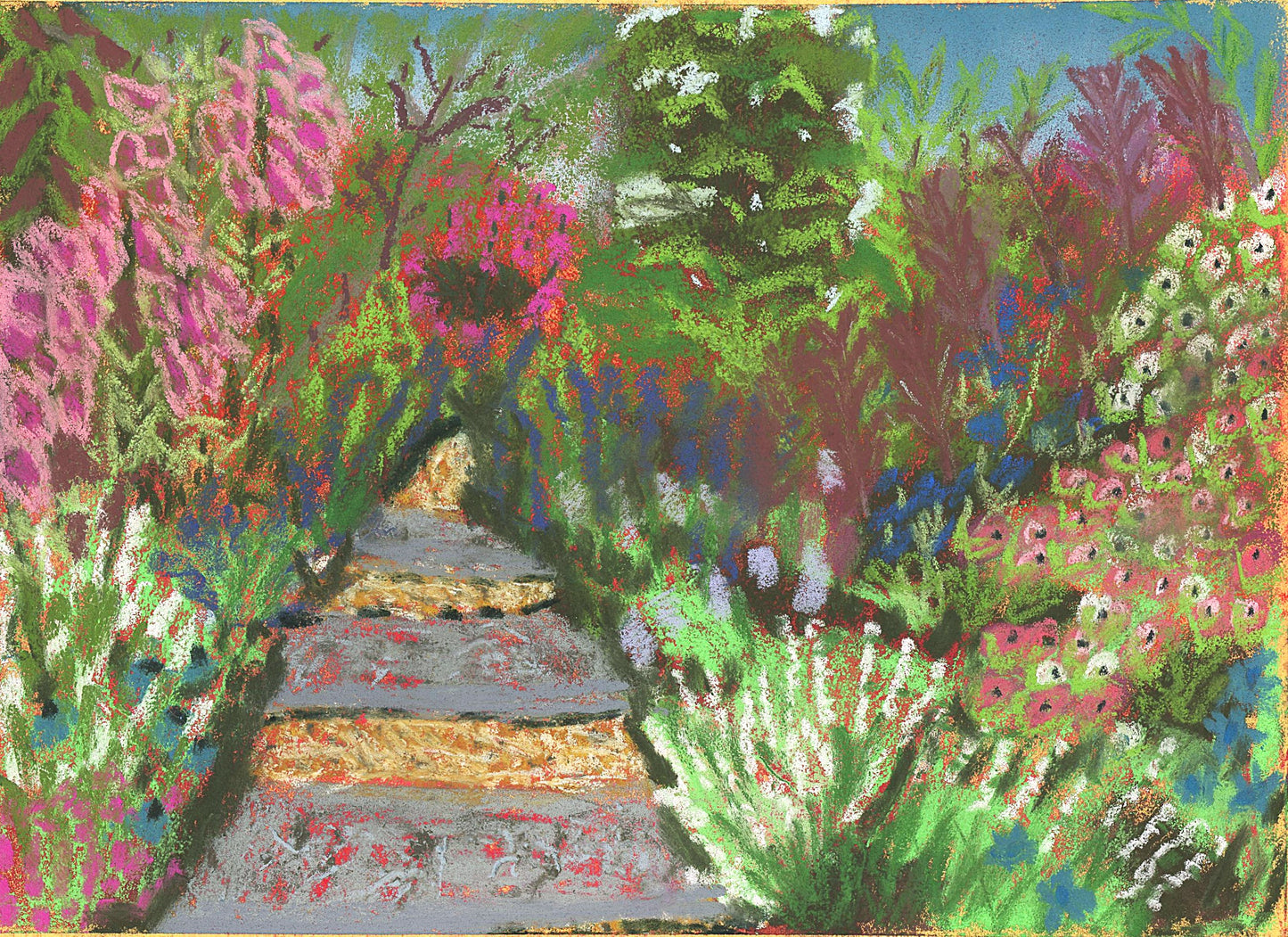 Garden Path an Original Painting by Lisa Godin