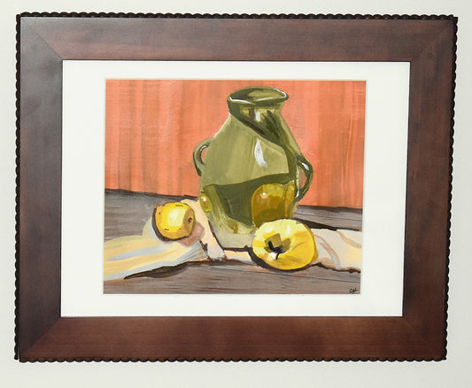 Green Jug Still Life an Original Painting by Lisa Godin
