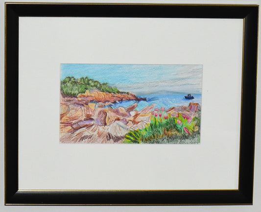 Happy Harbor an Original Painting by Lisa Godin