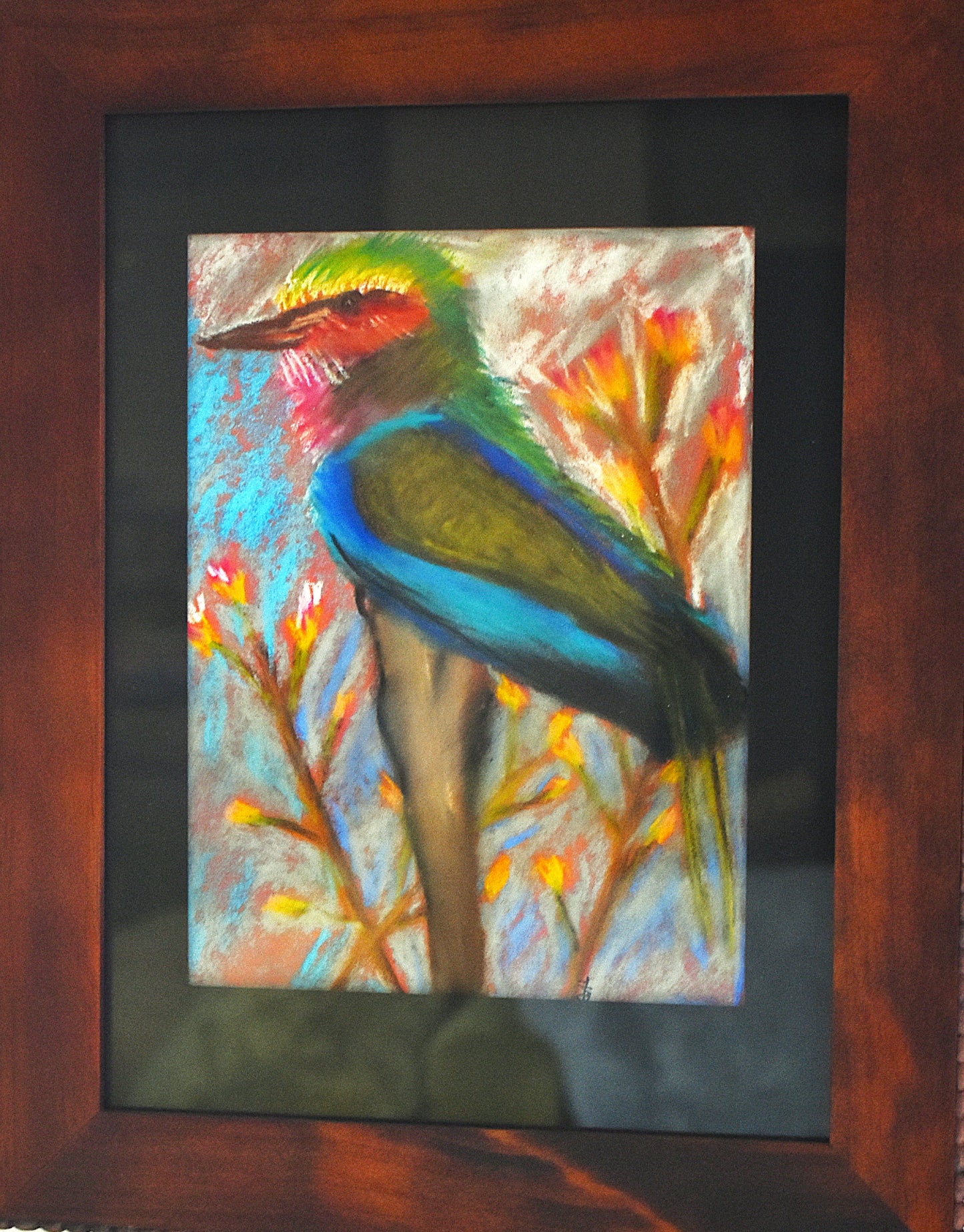 Lavendar Breasted Roller an Original Painting by Lisa Godin
