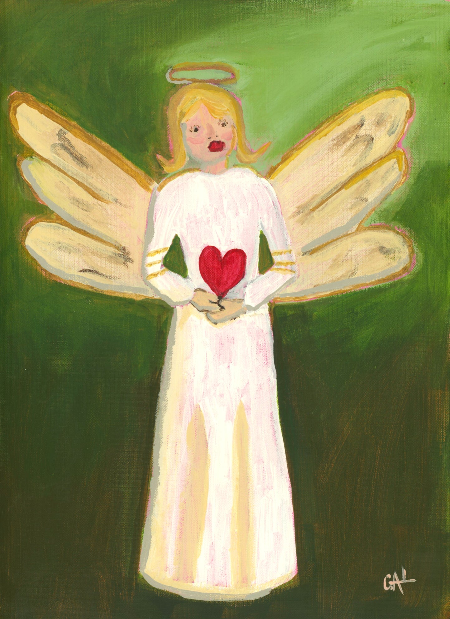 Loving Angel an Original Painting by Lisa Godin