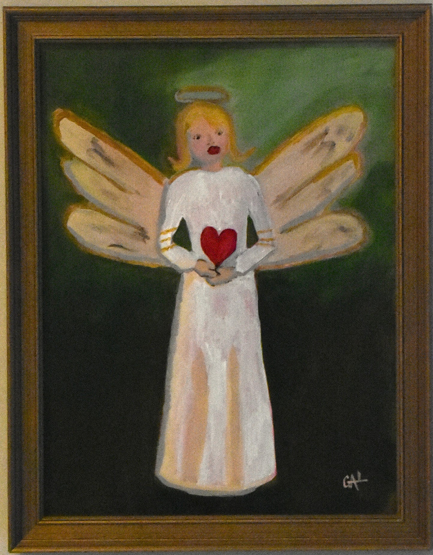 Loving Angel an Original Painting by Lisa Godin