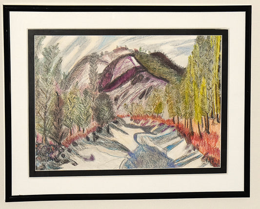 Mountainside Stream an Original Painting by Lisa Godin