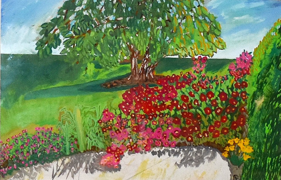 My porch View an Original Painting by Lisa Godin