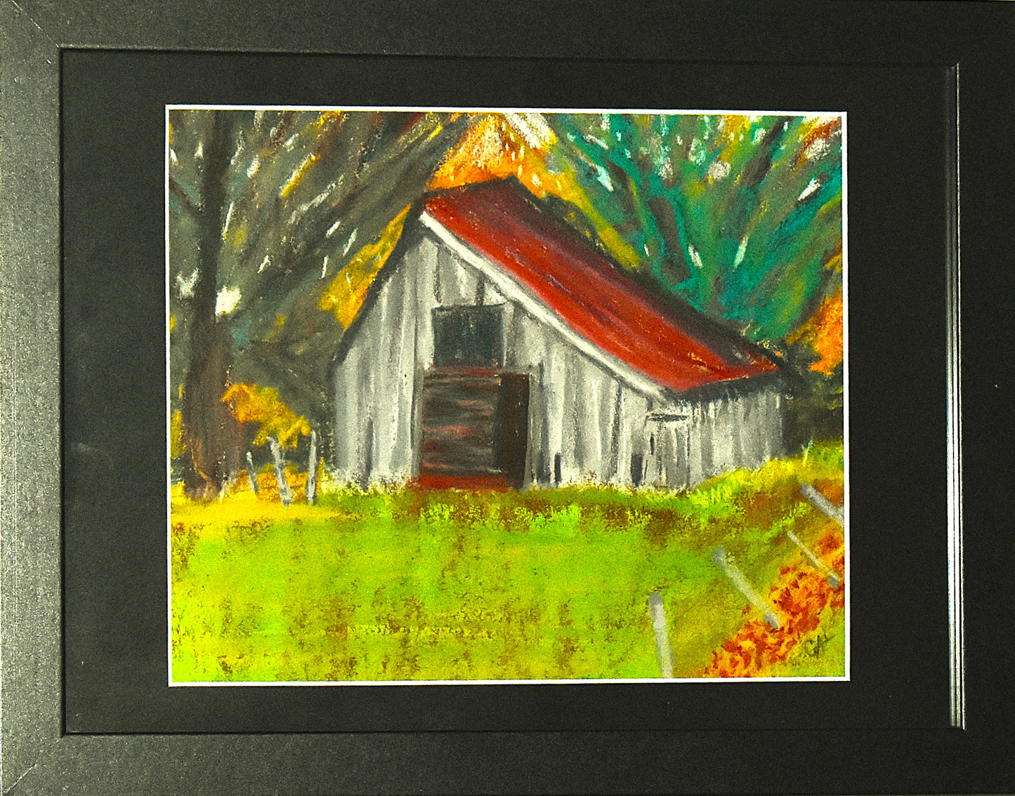 Old Farm an Original Painting by Lisa Godin