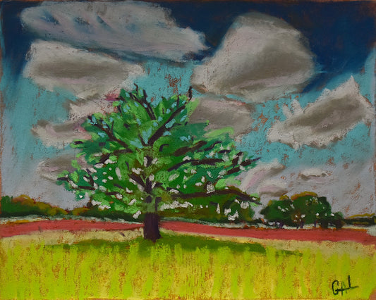 Preening on a Summer Day an Original Painting by Lisa Godin