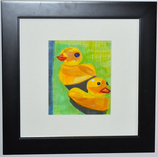 Rubber Duckies an Original Painting by Lisa Godin