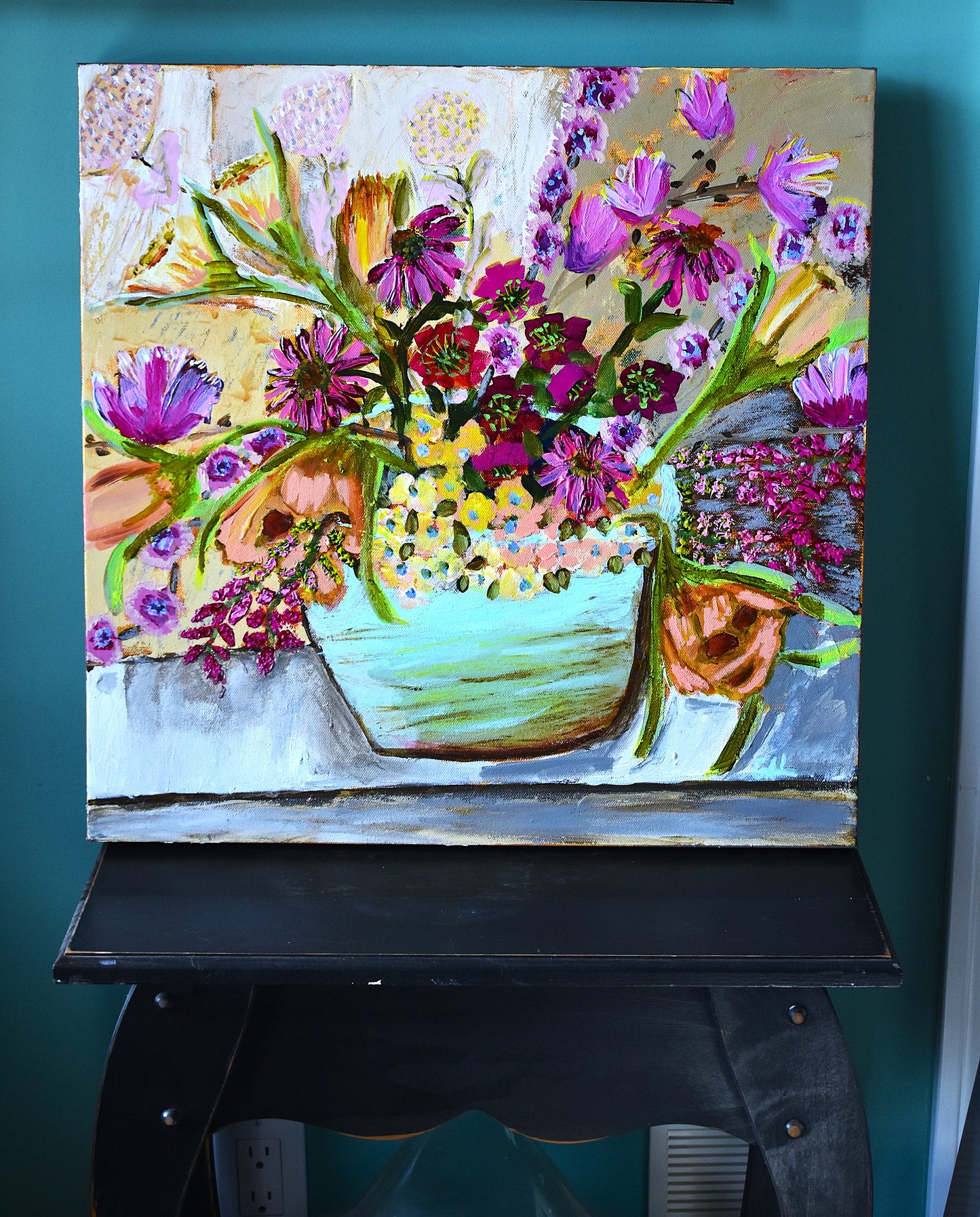 Spring Fling an Original Painting by Lisa Godin