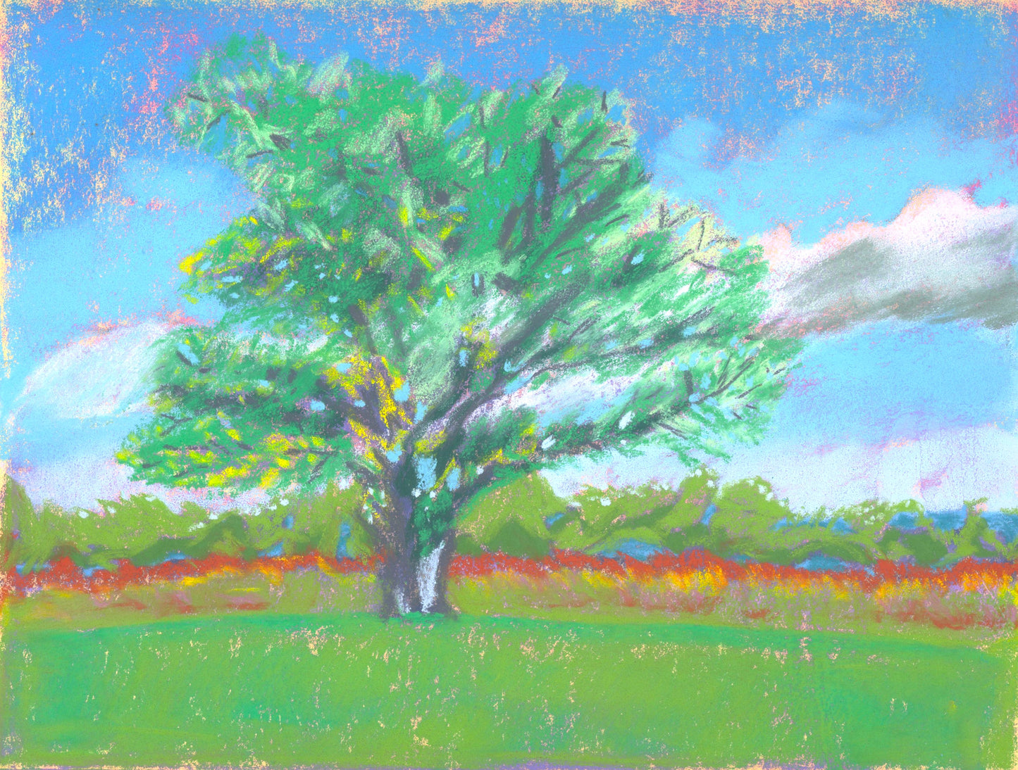Standing Tall an Original Painting by Lisa Godin