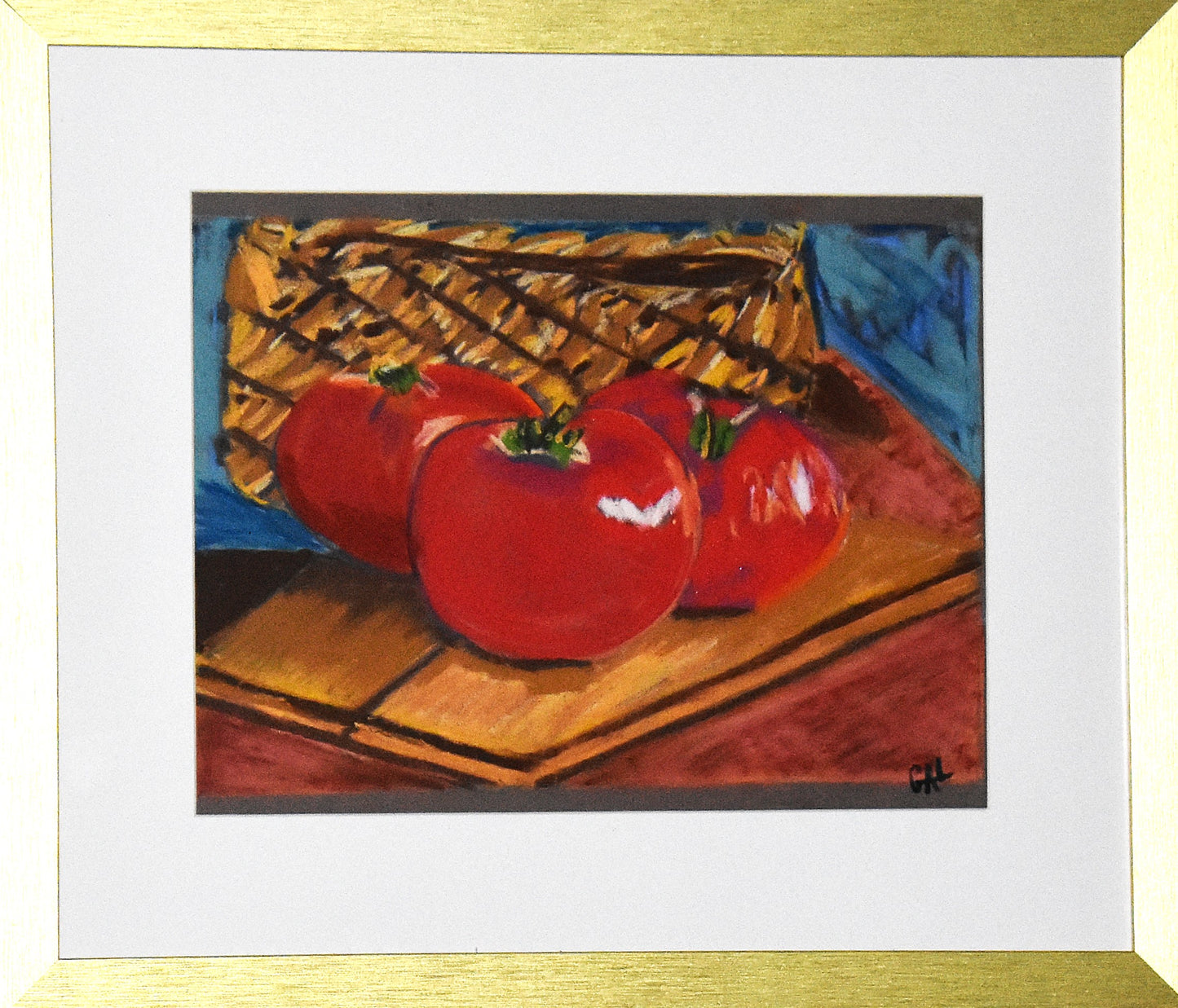 Tomato Basket an Original Painting by Lisa Godin
