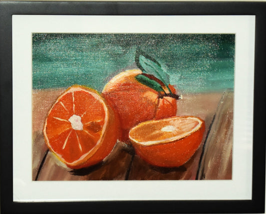 Tropical Oranges an Original Painting by Lisa Godin