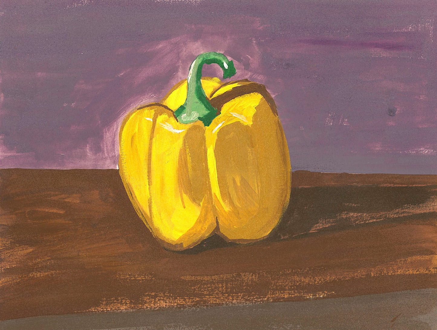 Yellow Pepper an Original Painting by Lisa Godin