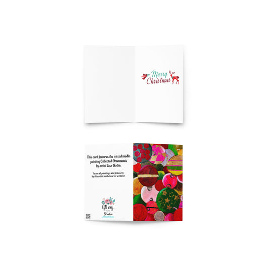 Collected Ornaments Greeting card