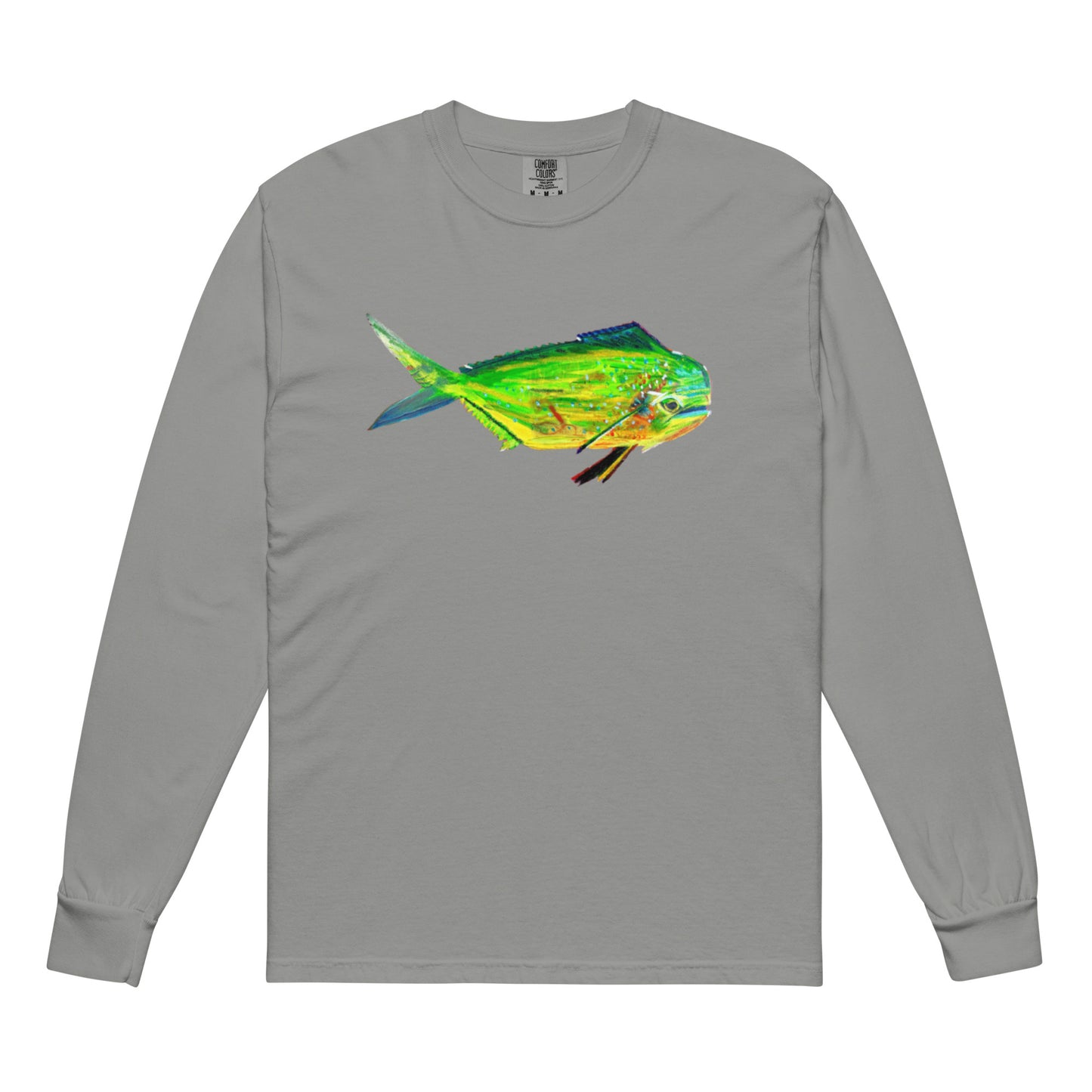 Mahi Mahi Garment-dyed heavyweight long-sleeve shirt