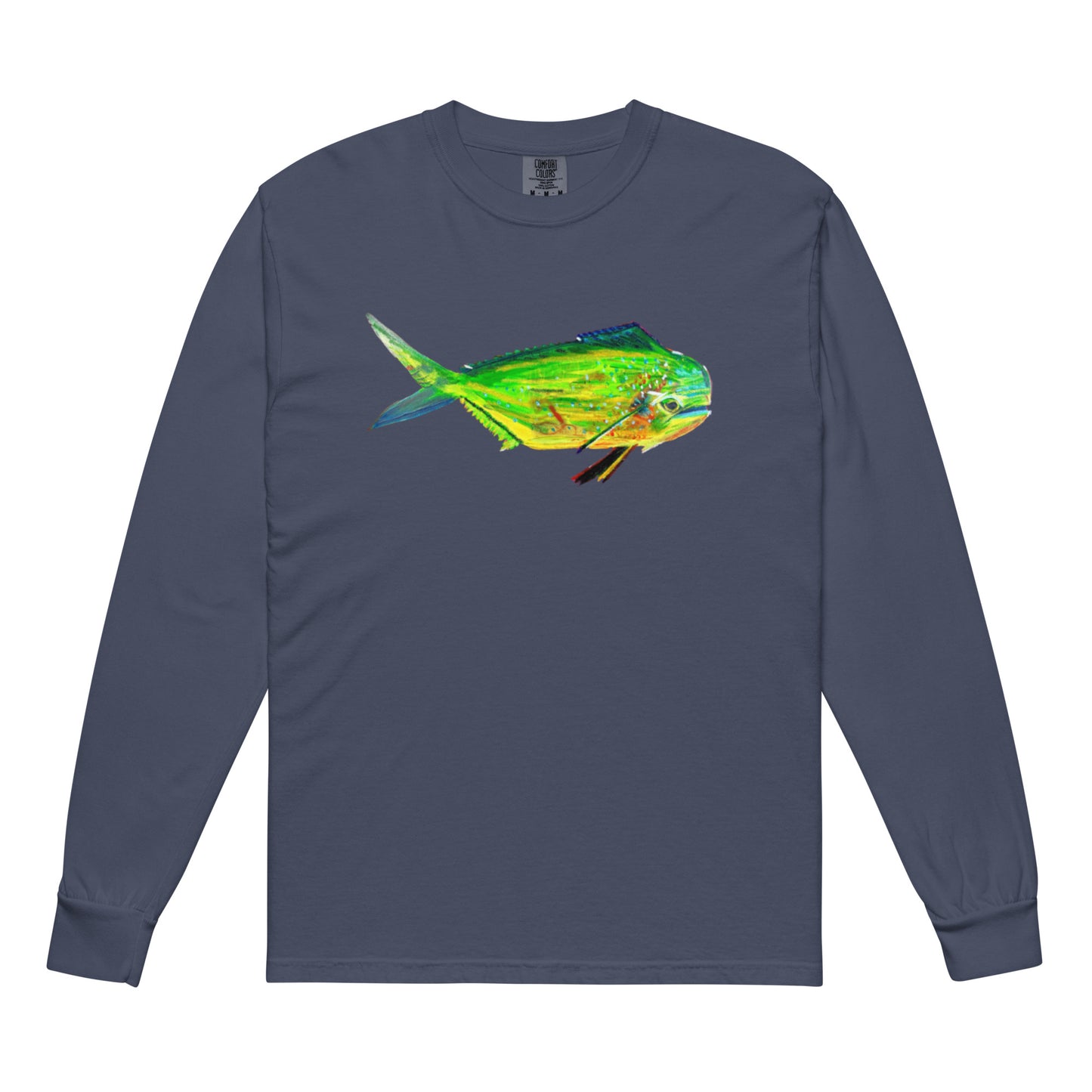 Mahi Mahi Garment-dyed heavyweight long-sleeve shirt