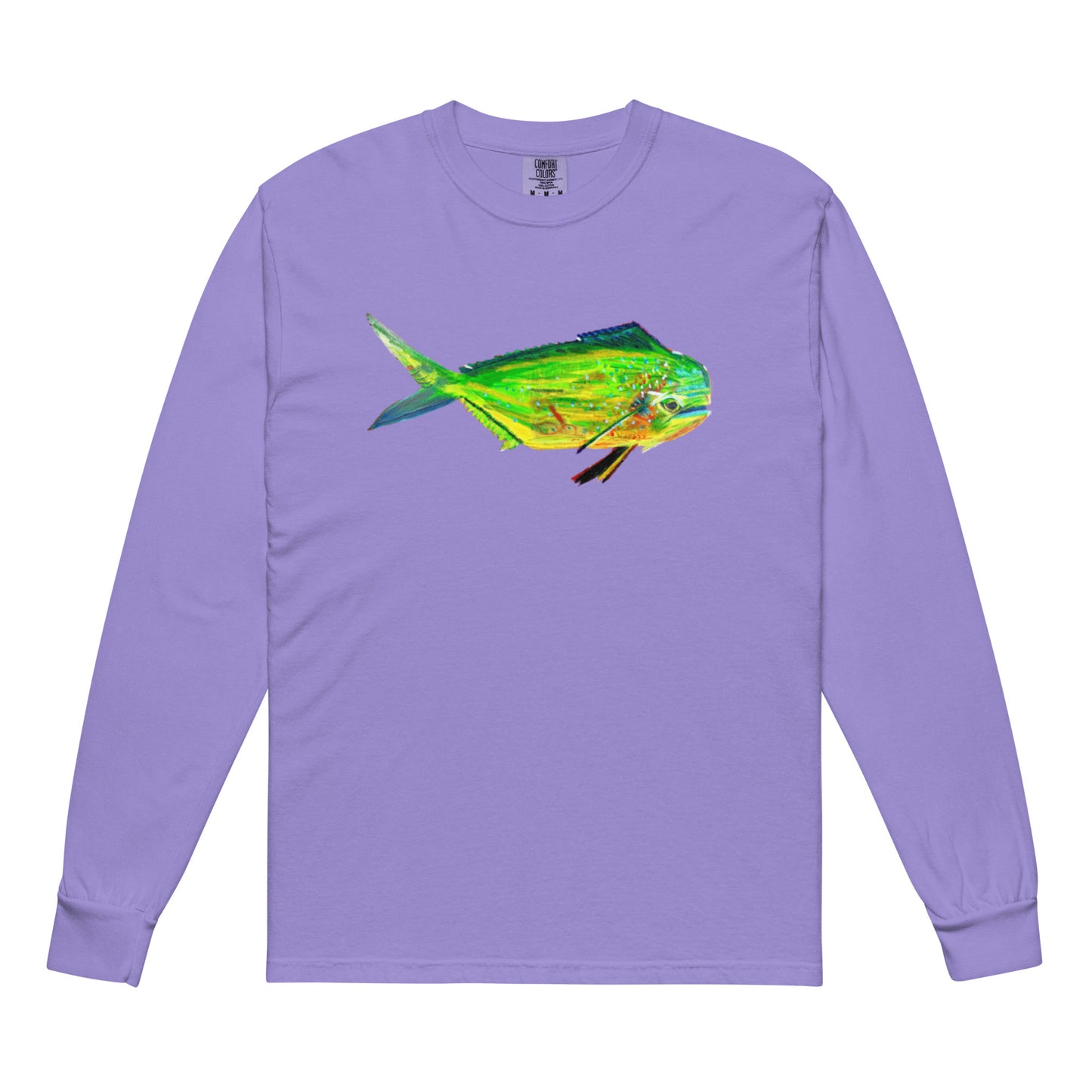 Mahi Mahi Garment-dyed heavyweight long-sleeve shirt